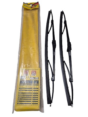 Par Palheta Braço Limpador Parabrisa Dianteira 16" 400mm GM VW Asia Motors Mazda Peugeot Toyota GMC KIA Volvo Dyna 054