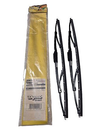 Par Palheta Braço Limpador Parabrisa Dianteiro 15" 375mm GM Caravan Comodor Diplomata Opala 89 a 92 Original Dyna 048
