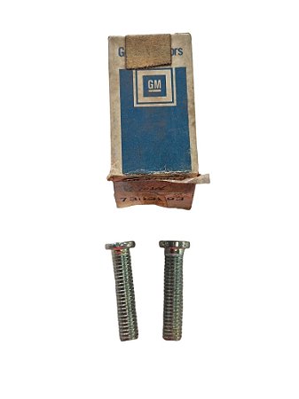 Par Parafuso do Batente do Capuz do Motor A10 C10 D10 64/ em diante Original GM 7363993
