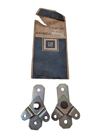 Par Alavanca do Liame Porta Opala 69/ em diante Original GM 6692323 Novo de Época