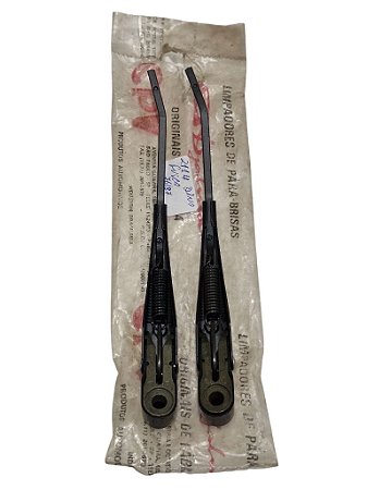 Par Haste Braço Limpador Parabrisa Dianteiro Baioneta VW Fusca Sedan 1300 1500 76 a 87 Fusca Sedan 93/96 Original Djalma