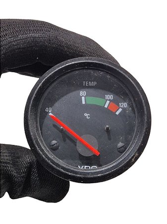 Relógio Indicador De Temperatura Termômetro 24v Visor 52mm Volvo N110 N112 B10 B12 B58 Original VDO