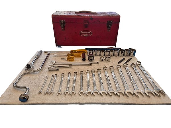 Caixa Ferramentas Proto 9975 De Época de 1962 22x25x51cm Made in USA Usada