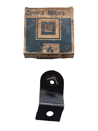 Suporte Lateral Lado Esquerdo Parachoque Dianteiro Opala 69 até 74 Original GM 7329857 Novo de Época