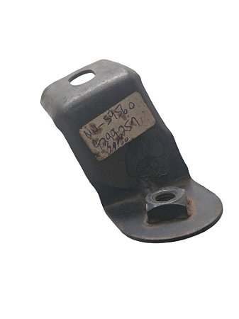 Suporte Lateral Lado Esquerdo Parachoque Traseiro Caravan 75 até 79 Original GM 9299251 Novo de Época