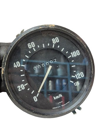 Velocímetro Ônibus Mercedes O370 1420 1318 125Km/h 24V Original VDO 120029004 W=1.0 3505427206 Novo de Época
