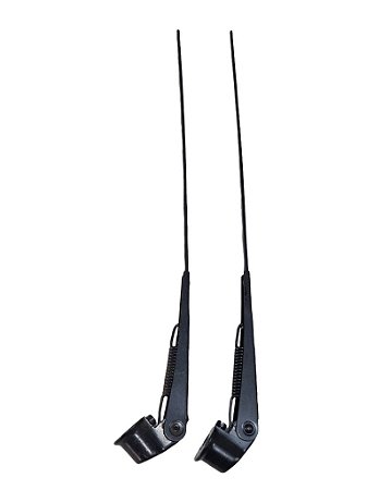 Par Braço Haste Limpador Parabrisa VW Kombi Corujinha Antiga ate 75 Original Dyna 2130 VW 2119554071 Novo de Época