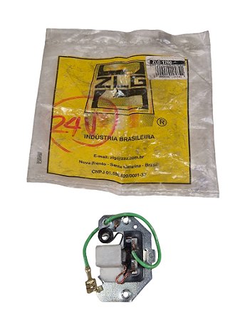 Porta Suporte Escova Alternador Scania Volvo Fiat 24V Bosch 1124336057 ZLG1260 Marca ZLG Novo de Época