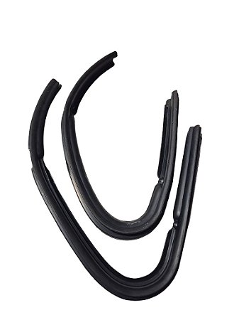 Par Guarnicao Borracha Quebra Vento Lado Esquerdo Direito Fusca Original VW Novo de Época