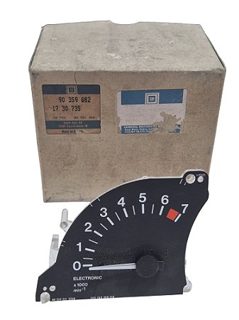 Relogio Conta Giro Tacometro Vectra Antigo Astra Antigo Preto Original GM 90359682 Novo de Época