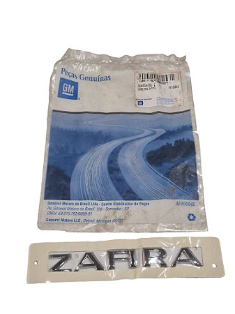 Emblema Zafira 2005 até 2012 Original GM 93399804 Novo de Época