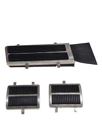 Jogo Almofada Capa Pedal Embreagem Freio Acelerador Opala Caravan 74 até 86 Novo de Época