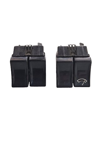 Par Kit Chave Luz Botao Limpador Parabrisa Opala Caravan 69 até 76 Original Instron Novo de Época