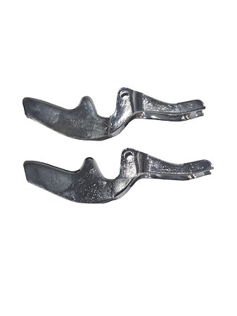 Par Gatilho da Maçaneta ext. - Cromado - Volkswagen Fusca após 77 - Brasília - Variant II Universal 20358 VW 1028372221