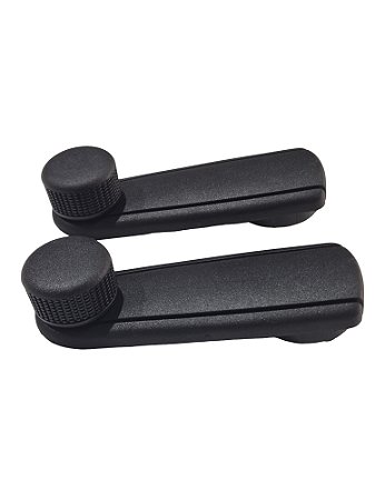 Par Manivela Reguladora do vidro pta. diant.s - dir./esq. Preto - Volkswagen Pointer 94 à 96 Universal 20747