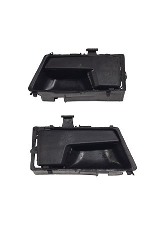 Par Maçaneta Interna Porta Lado Direito Esquerdo Preto VW Gol GI 84 à 86 Parati GI 84 à 86 Universal 20625 20626