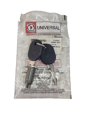 Cilindro De Ignição Com Chave Fiat Uno Prêmio Elba Fiorino 85 à 89 Universal 60812