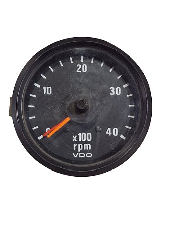 Indicador Marcador Conta Giros 0 a 40 RPM 2 Ponteiros 12V 24V Bivolt 80mm Universal