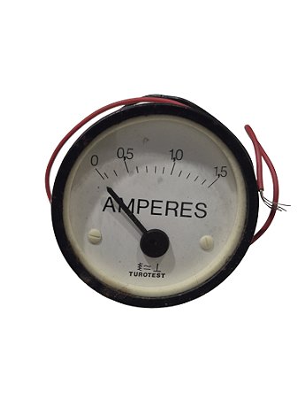 Indicador Marcador Amperímetro 0 a 1.5 Amperes Universal 55mm Turotest