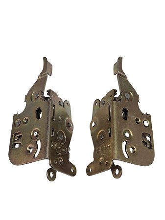 Par Fechadura Interna (Comando) da Porta Traseira Mecânica Direita Esquerda Fiat Prêmio GI Uno Uno Mille GI Elba GI