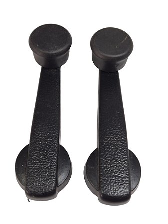Par Manivela Reguladora do vidro Porta Dianteira Lado Direito Esquerdo Metal - Fiat 147 76 à 87 Universal 60874