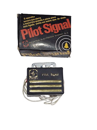 Cigarra Alarme Sonoro de Seta Pilot Signal Acessório Opcional de Época Novo Usado em Veículos Antigos Cherry SA