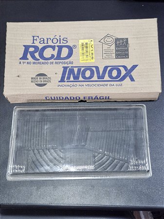Lente Vidro Farol Lado Esquerdo Gol GTS Voyage Parati 87/90 Marca RCD LV185