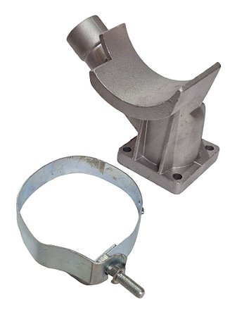 Suporte Pescoço Alternador Cavalete com Abracadeira Fusca 67 a 86 e 93 a 96 Kombi 75 a 87 Brasilia Puma VW 0401012111