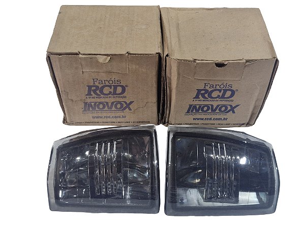 Par Lanterna Seta Fume Acrílica LD LE Gol Voyage Parati Saveiro 87/90 Evolution Marca RCD I2290 LD I2291 LE