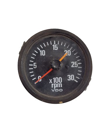 Indicador Marcador Conta Giros 0 a 30 RPM 2 Ponteiros 12V 24V Bivolt 80mm Universal