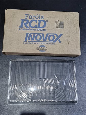 Lente Vidro Farol Lado Direito Opala 80 até 87 Marca RCD RC174 LV174