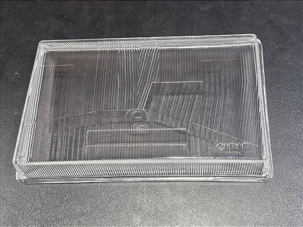 Lente Vidro Farol Lado Esquerdo VW Gol 87 até 90 22cm Original Cibie