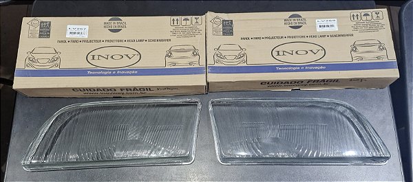 Par Lente Vidro Farol Monza Tubarão 91 até 96 Marca RCD LV267 LV268
