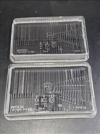 Par Lente Vidro Farol H4 Lado Direito Esquerdo Fiat Spazio Oggi Panorama Original Arteb 40117 40118