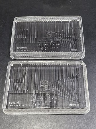 Par Lente Vidro Farol Lado Esquerdo Direito Fiat 147 Spazio Oggi Panorama Original Arteb