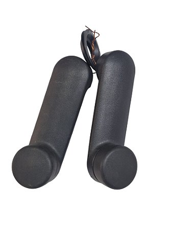 Par Manivela Reguladora Do Vidro Plástica Preto Botão Grande GM Corsa Celta Vectra Astra Zafira Meriva Original GM