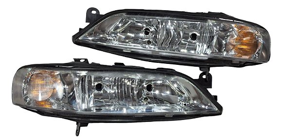 Par Farol Termoplastico Lado Direito Esquerdo Vectra 2000 até 2005 Novo de Época