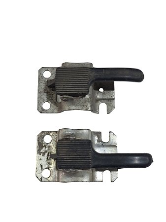 Par Maçaneta Interna Da Porta Sem Moldura Nylon LD LE VW Fusca Variant TL Brasília Universal 20328 e 20329