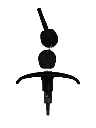 Maçaneta Externa Porta Malas Com Chave Preto Fosco VW Kombi Clipper até 96 Universal 20503