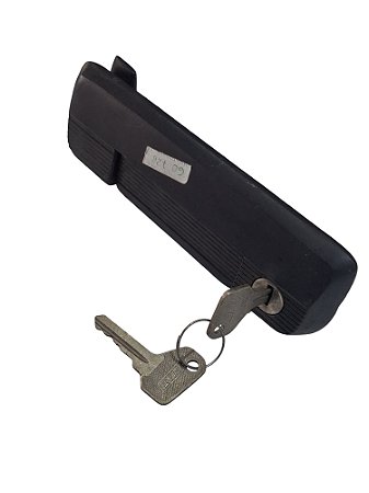 Maçaneta Externa da Porta Lado Direito Preta Com Chave Fiat 147 Fiorino 4349124 Universal 60728