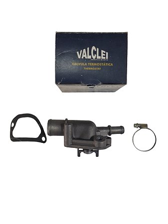 Válvula Termostática com Junta Fiat Palio 99 à 00 Siena 99 à 00 Strada 01 à 02 MTE VT360.87 Marca Valclei 3360.87