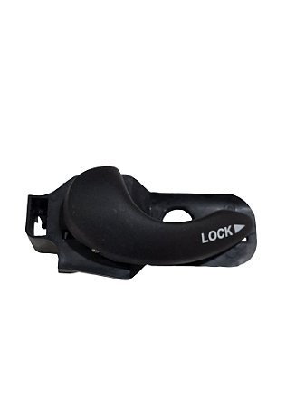 Maçaneta Interna Da Porta Dianteiro LE Lado Esquerdo Preto Fiat Palio Siena Weekend Strada G1 96 à 07 Universal 70025