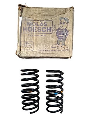 Par Mola Helicoidal Espiral Traseira Ford Verona 90/92 VW Apollo 90 até 92 Marca Hoesch EFOR66