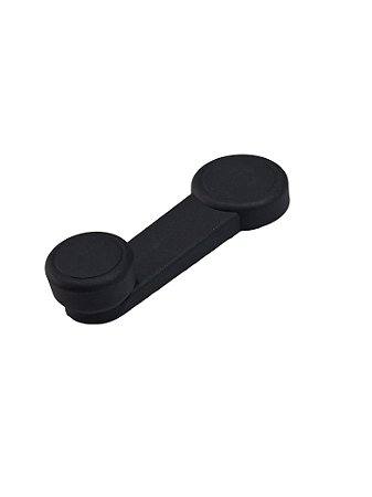 Manivela Reguladora do Vidro Plástico Cinza Ford Ka após 97 Fiesta após 95 Courier Ecosport 03/12 Ranger G2 após ago/12