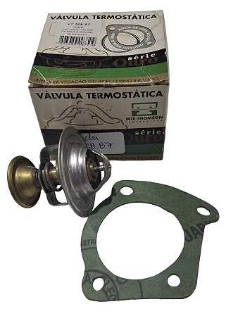 Válvula Termostática com Junta Fiat Elba 96 Uno 96 à 97 Original MTE VT208.87 Valclei 2208.87