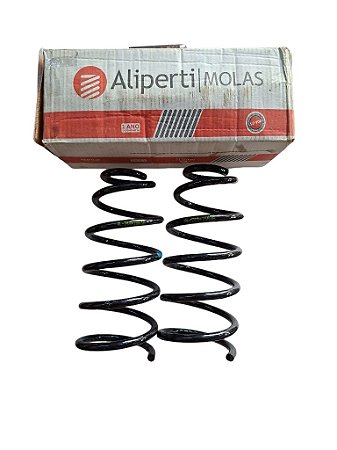 Par Molas Helicoidais Espiral Dianteira VW Golf Sem Ar 00/07 Audi A3 1.8 20V Com Ar Marca Aliperti AL249