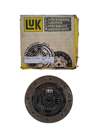 Disco Embreagem Ford Corcel 2 CHT 80/ 190mm 20 Estrias Compatível com Plato 200mm Original Luk 319003410