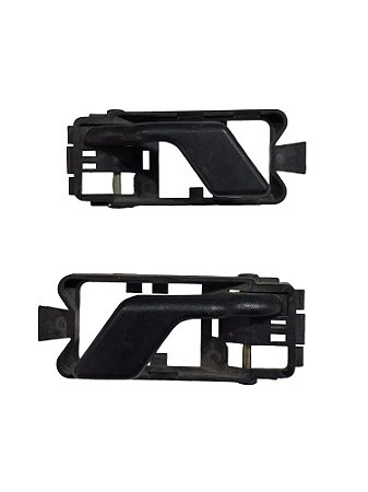 Par Maçaneta Interna Da Porta Dianteira e Traseira LD LE Original Fiat Tipo Tempra Até 98 Universal 70015 e 70016