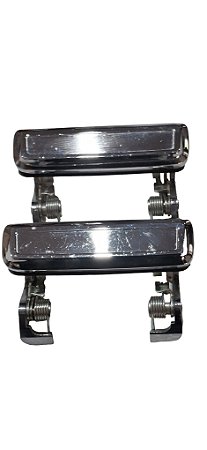 Par Maçaneta Externa Da Porta Sem Chave Dianteira Cromado LE LD Ford Del Rey Scala Original Ford Universal 30173 30174