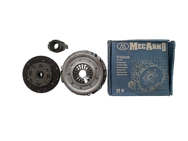 Kit Embreagem Plato Disco e Rolamento Diametro 215mm 10 Estrias Pick-up Pegeot 504 2.3 Diesel 96/ Marca Mec Arm MK9780